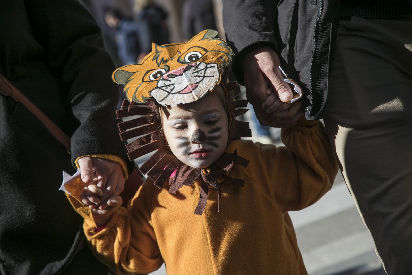 Rua de comparses infantils. FOTO: Lali Puig