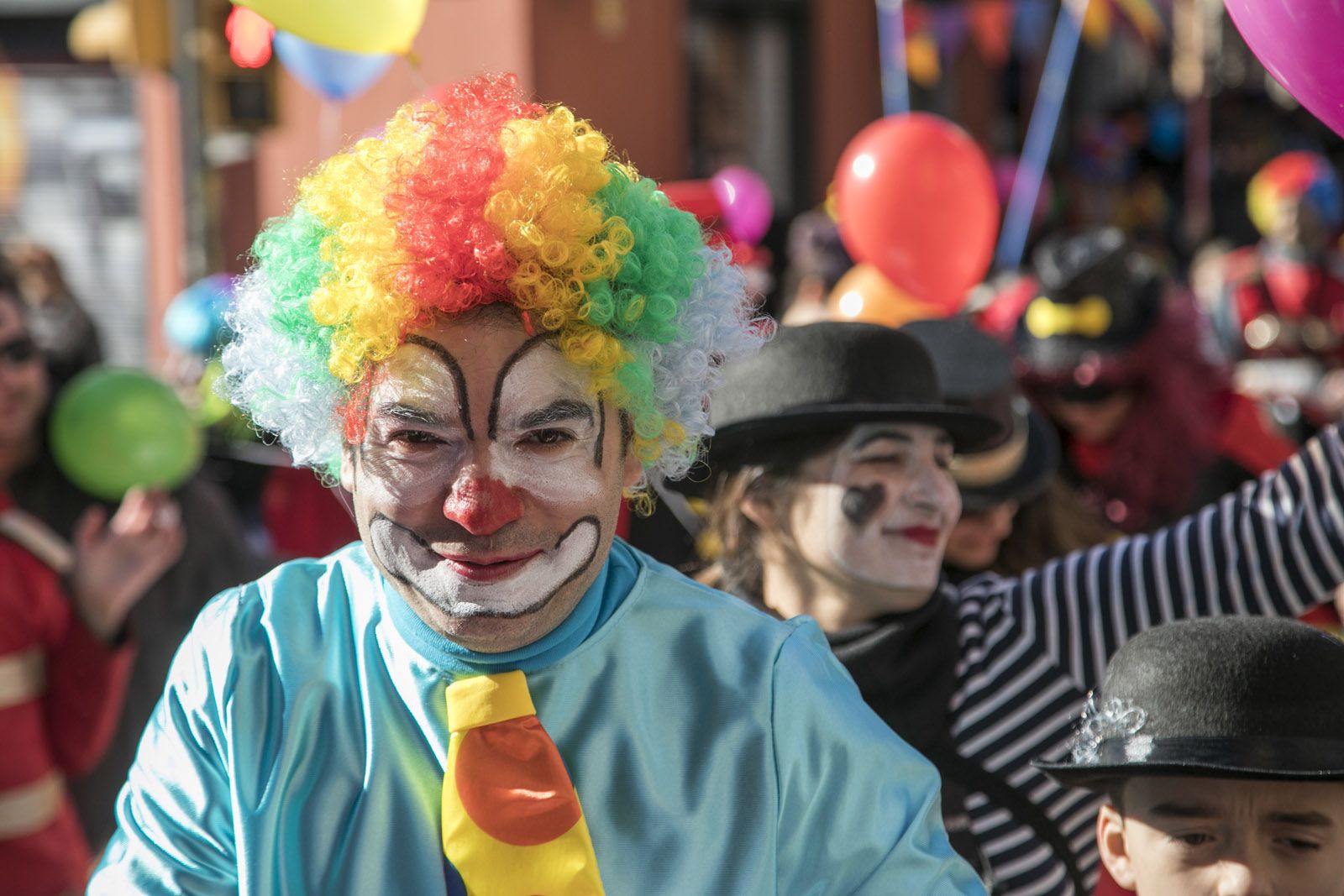 Rua de comparses infantils. FOTO: Lali Puig