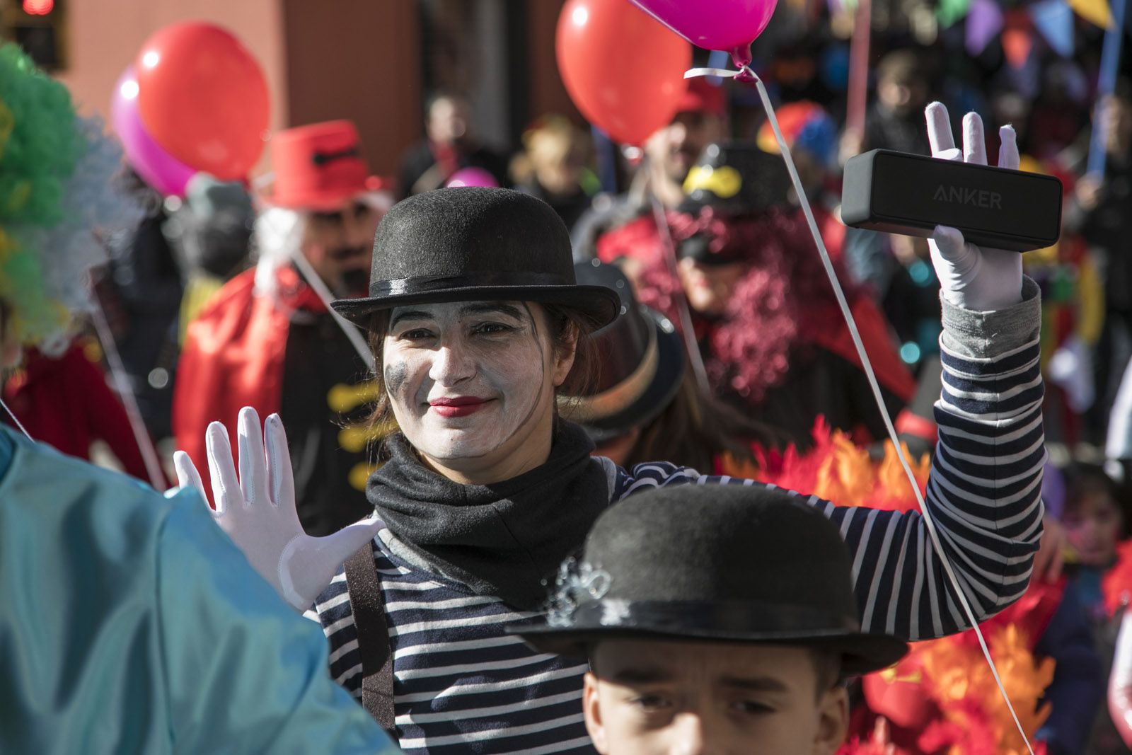 Rua de comparses infantils. FOTO: Lali Puig