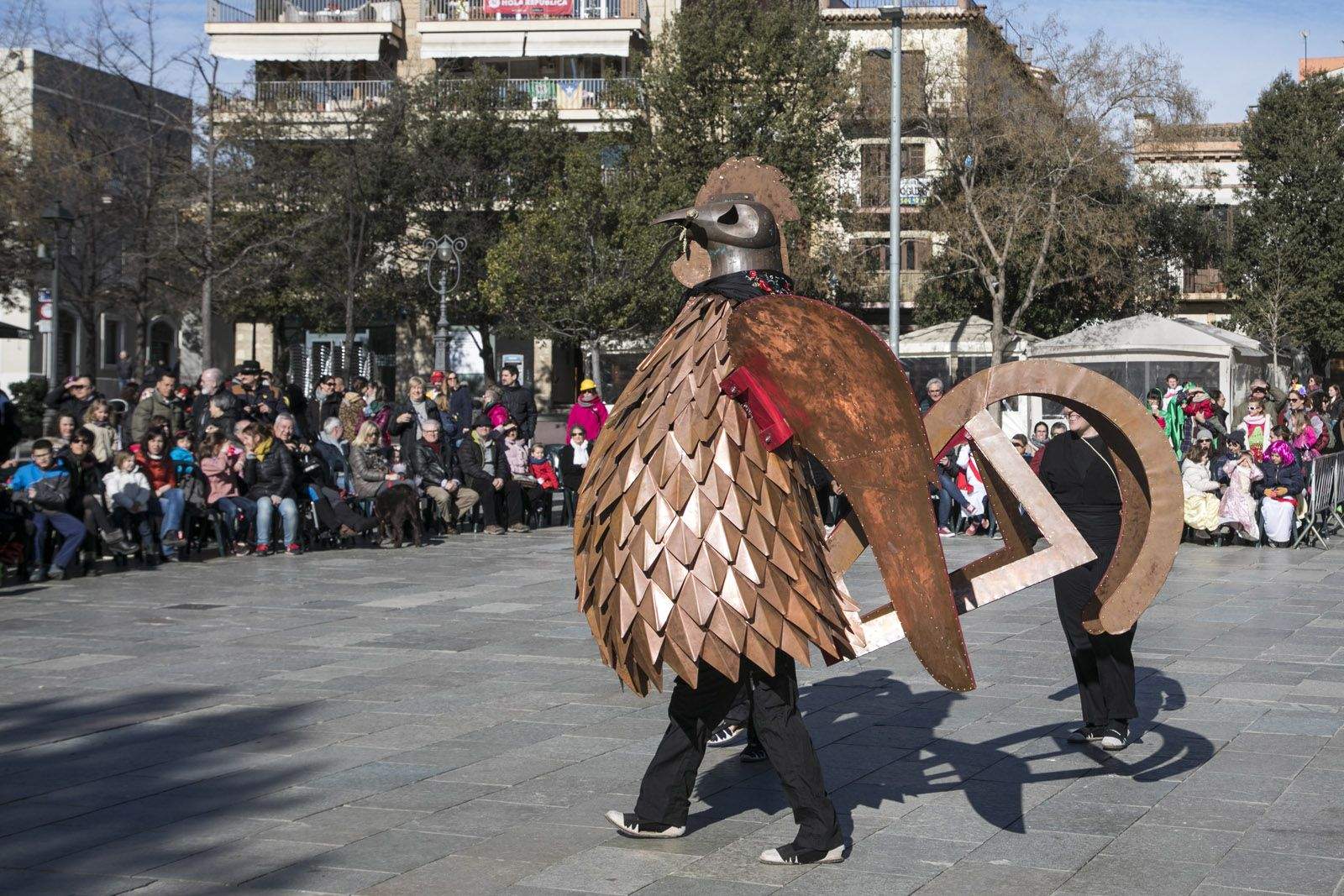 Rua de comparses infantils. FOTO: Lali Puig