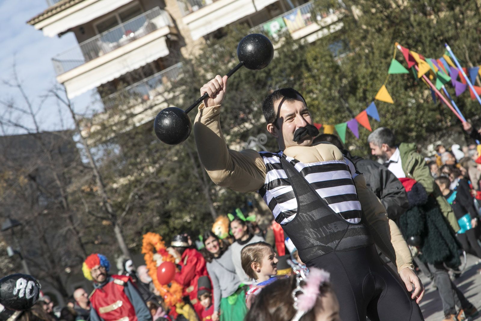 Rua de comparses infantils. FOTO: Lali Puig