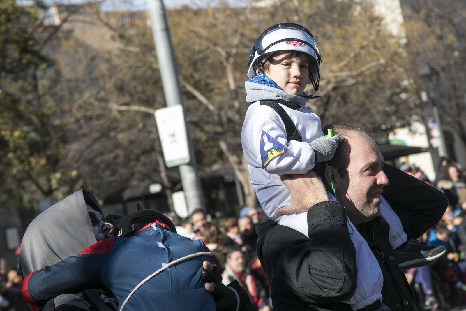 Rua de comparses infantils. FOTO: Lali Puig