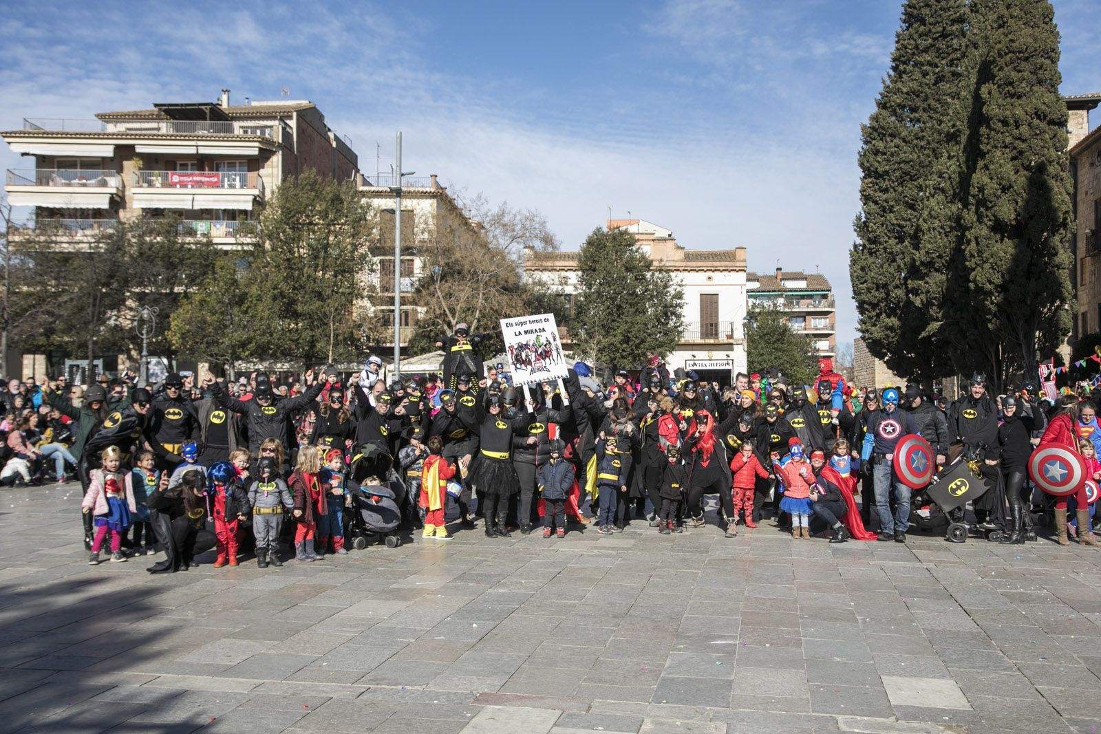 Rua de comparses infantils. FOTO: Lali Puig