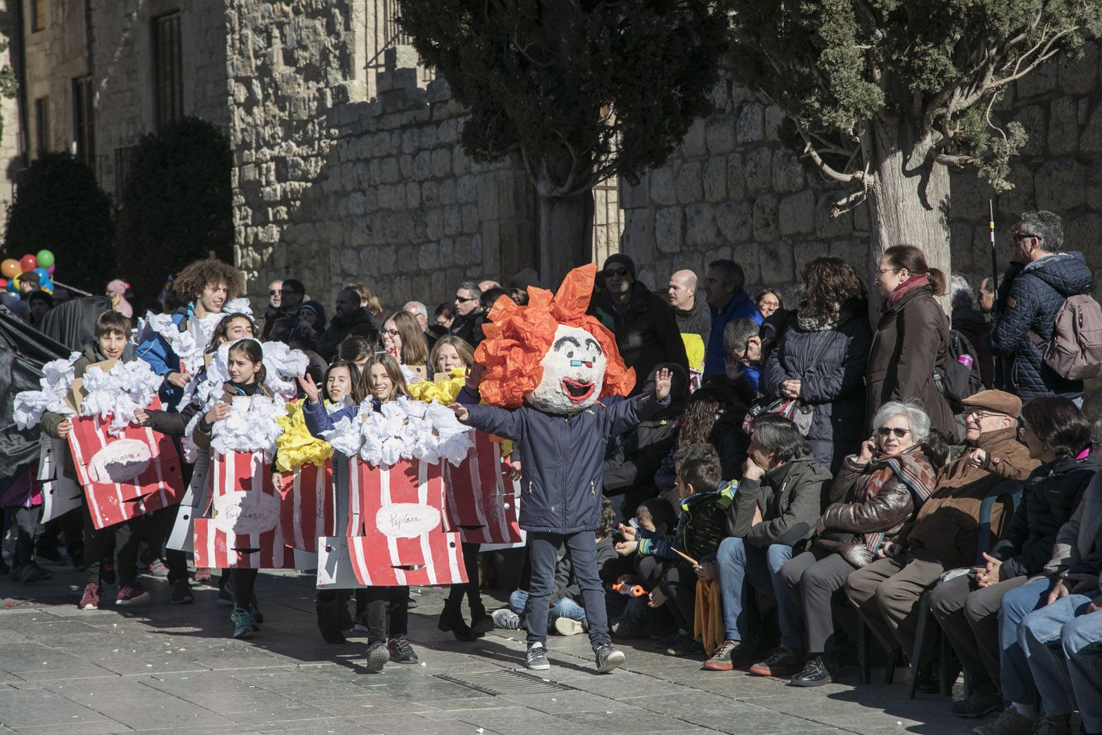 Rua de comparses infantils. FOTO: Lali Puig