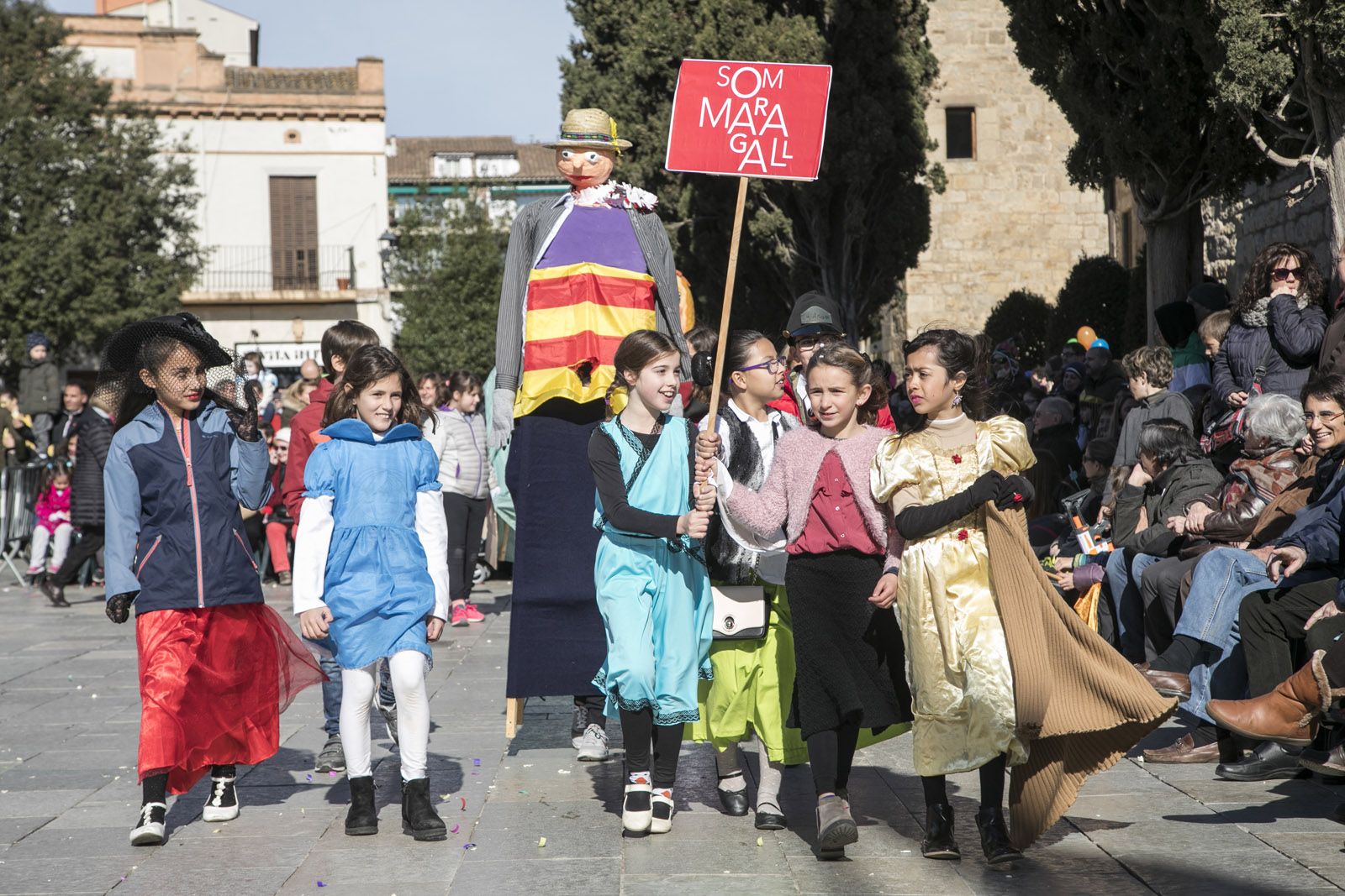 Rua de comparses infantils. FOTO: Lali Puig