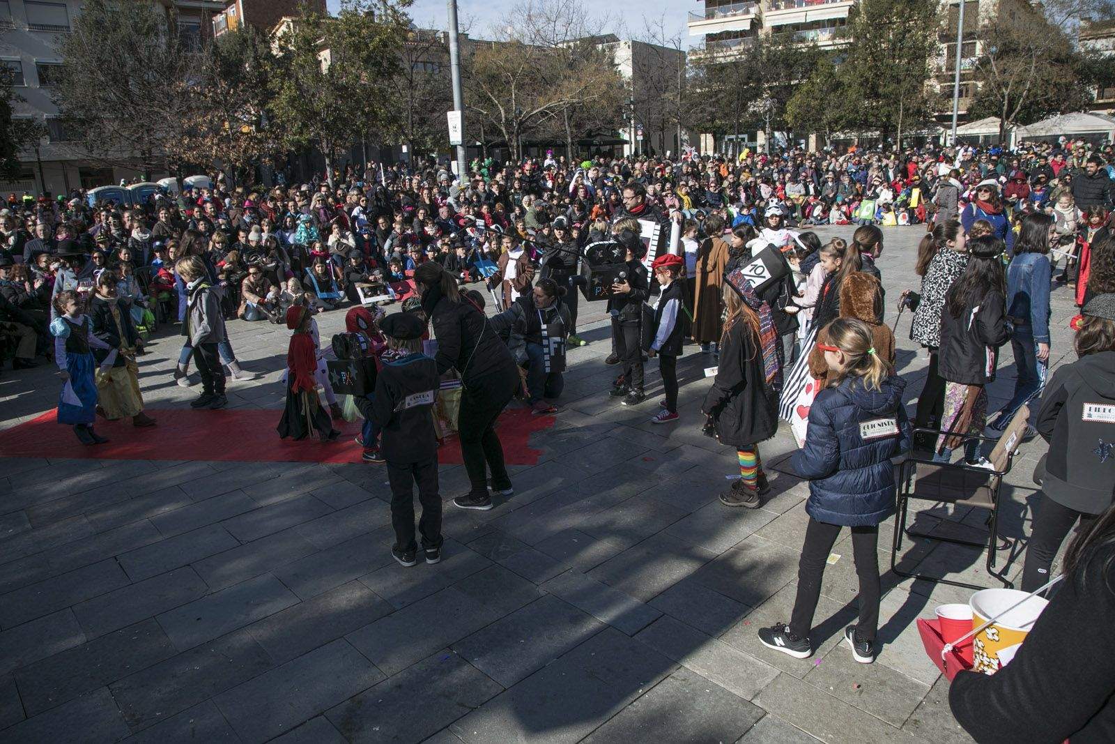 Rua de comparses infantils. FOTO: Lali Puig
