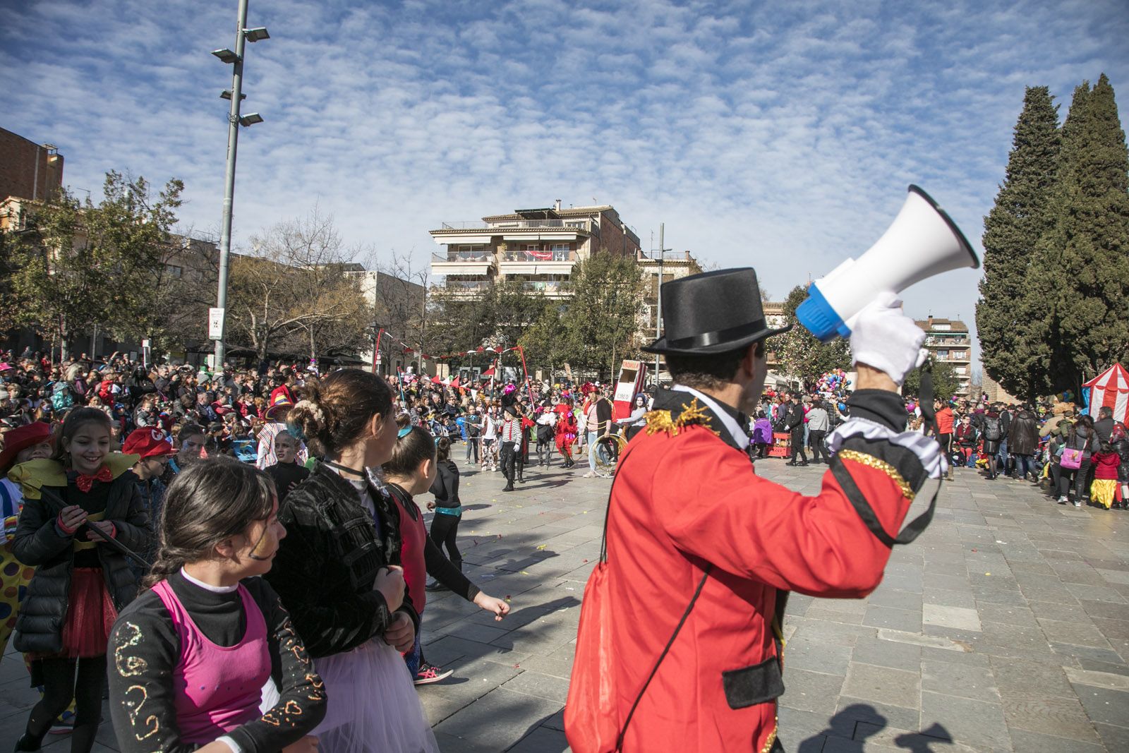 Rua de comparses infantils. FOTO: Lali Puig