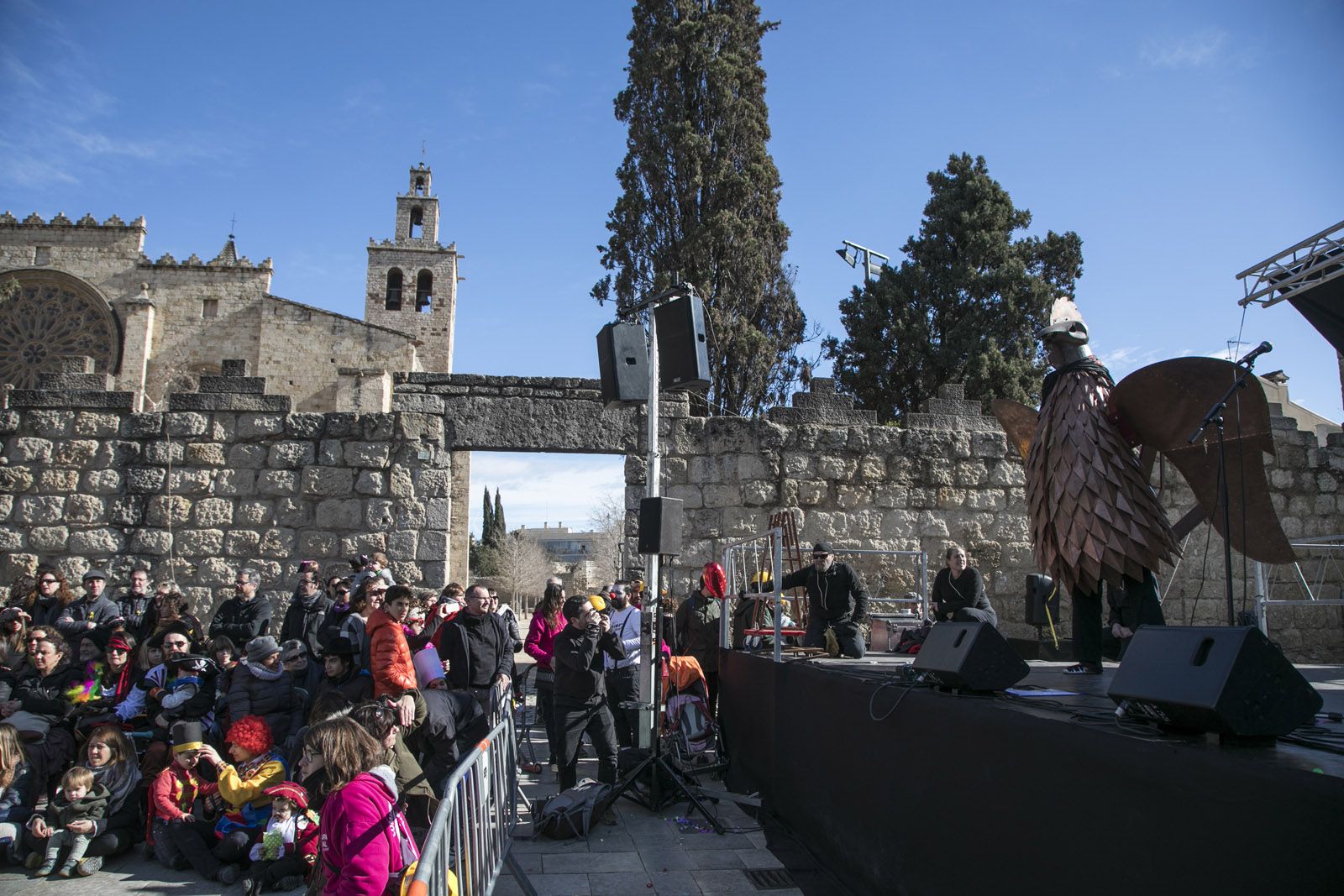Rua de comparses infantils. FOTO: Lali Puig
