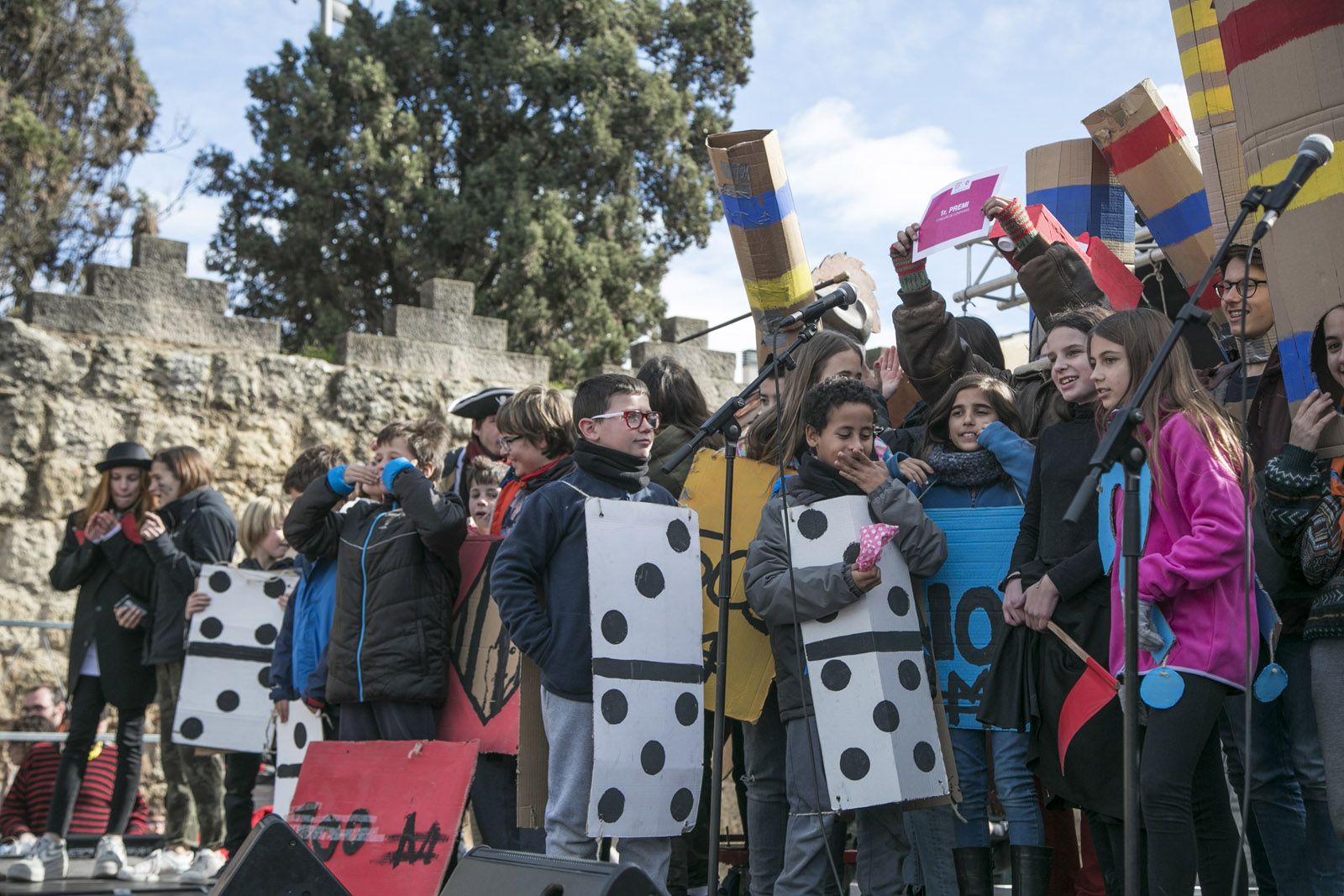 Rua de comparses infantils. FOTO: Lali Puig