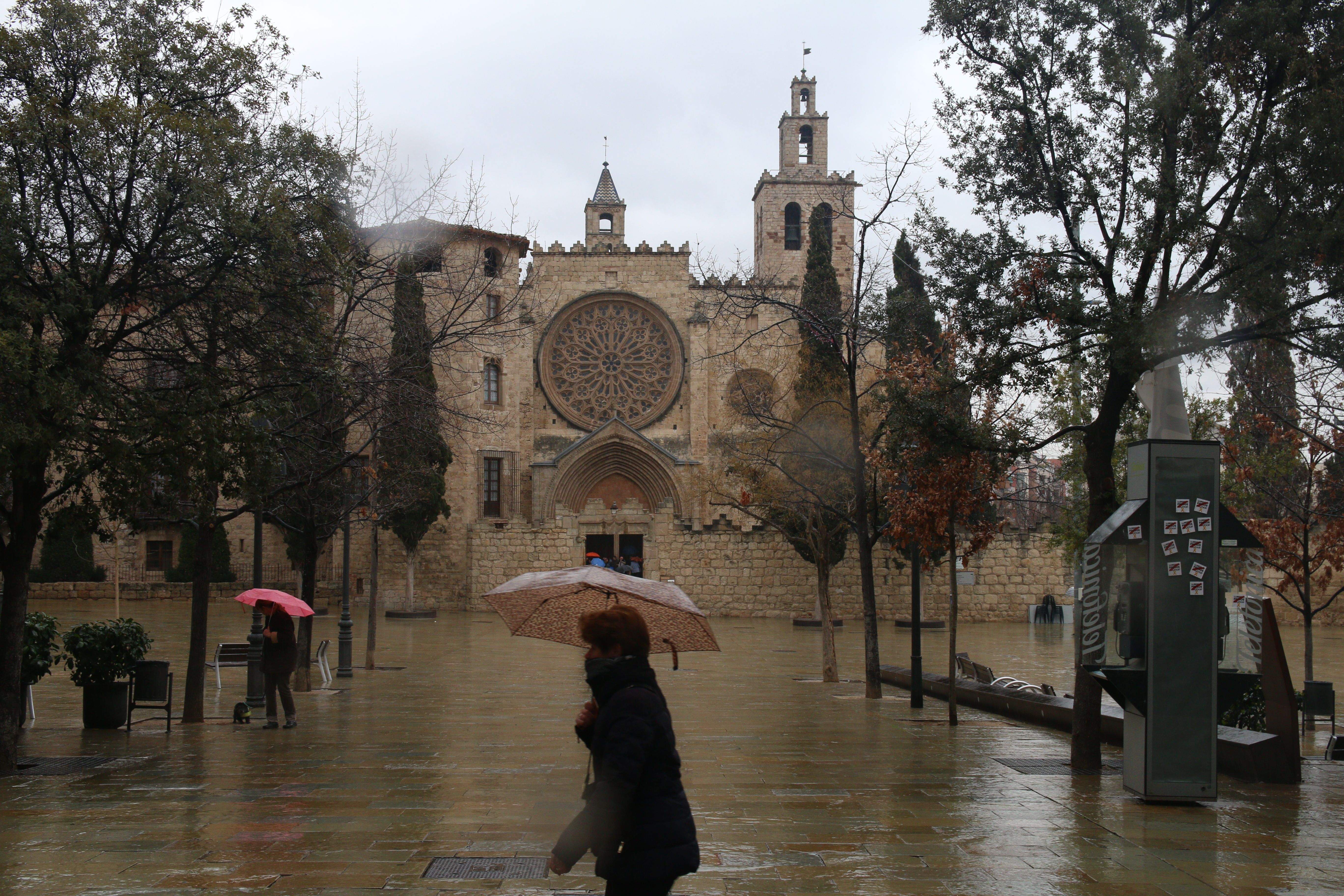 La setmana ha començat amb pluges a Sant Cugat FOTO: Lali Álvarez 