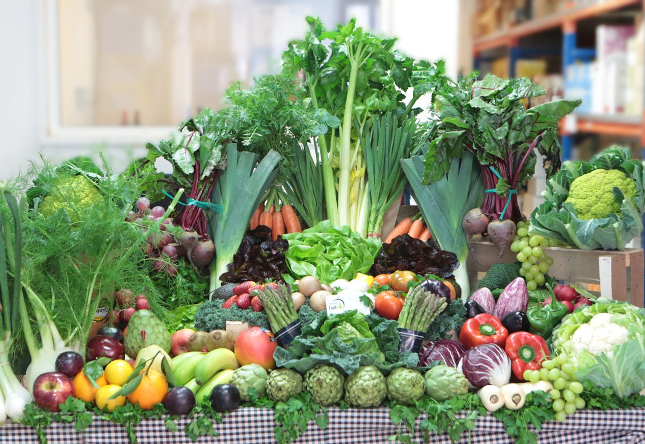 Imatge del lot de fruita i verdures que sorteja Sant Cugat Fruits FOTO: Artur Ribera