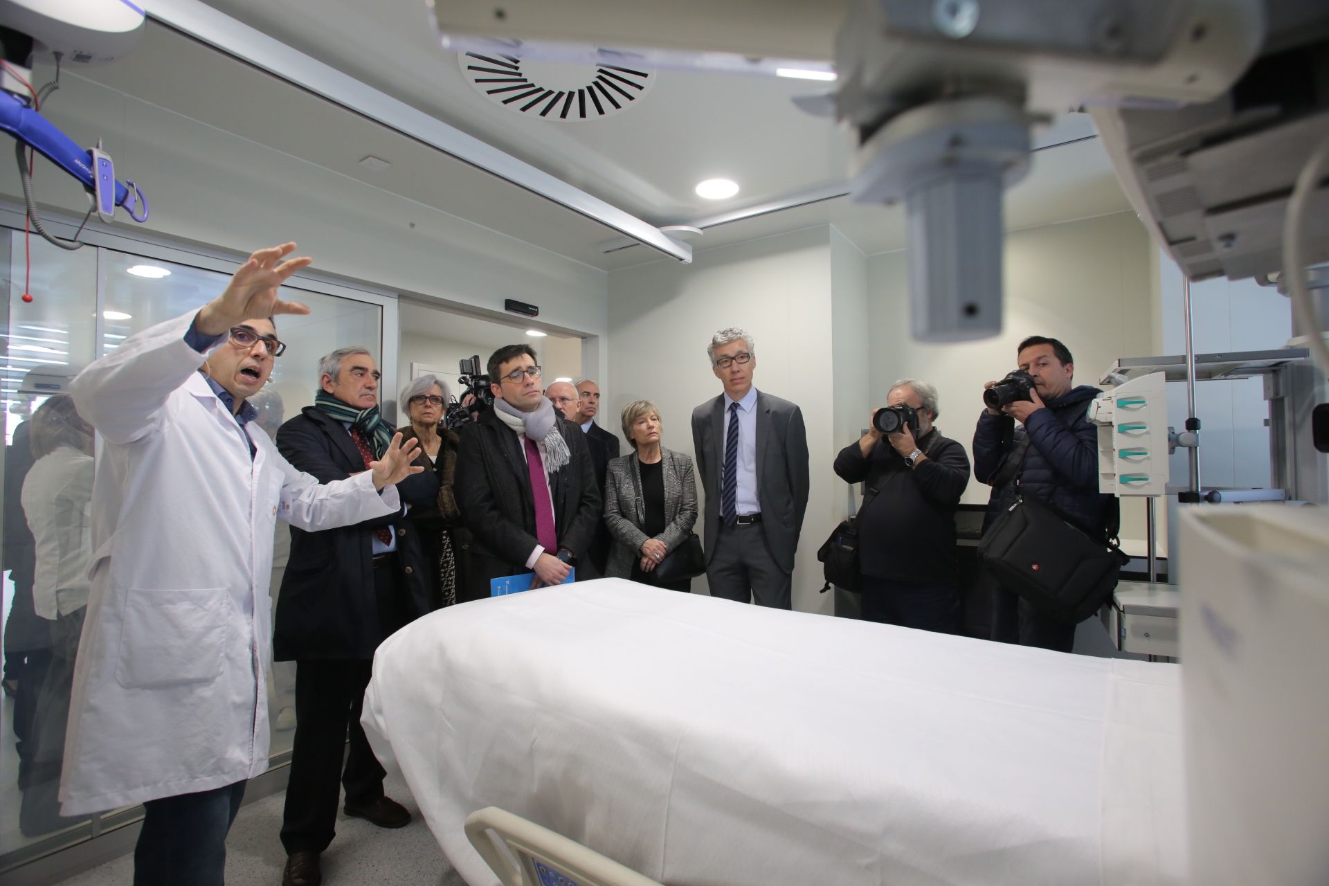 Un dels moments de la  visita a les noves instal·lacions FOTO: Cedida 