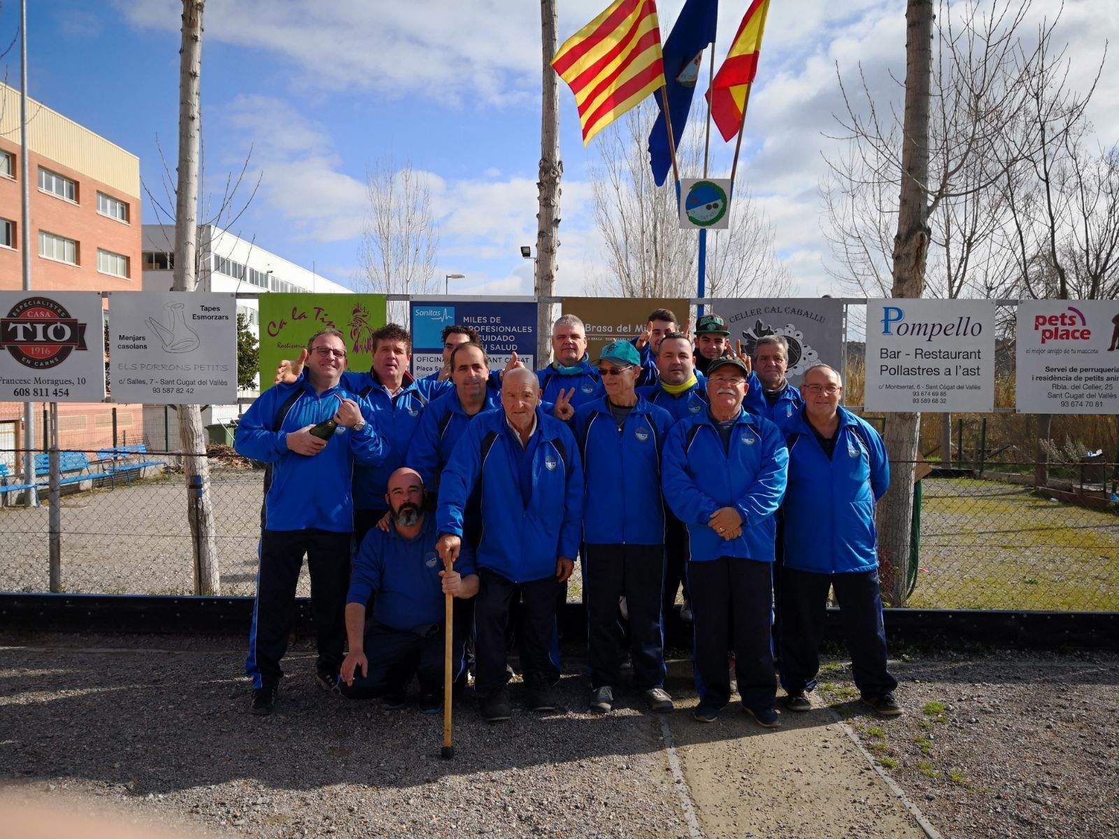 El Club Petanca Sant Cugat Atlètic ha ascendit a 4a Divisió. FOTO: CP Sant Cugat Atlètic