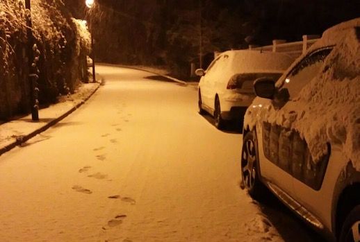La neu arribava fa pocs dies a la Floresta i les Planes. FOTO: Cedida