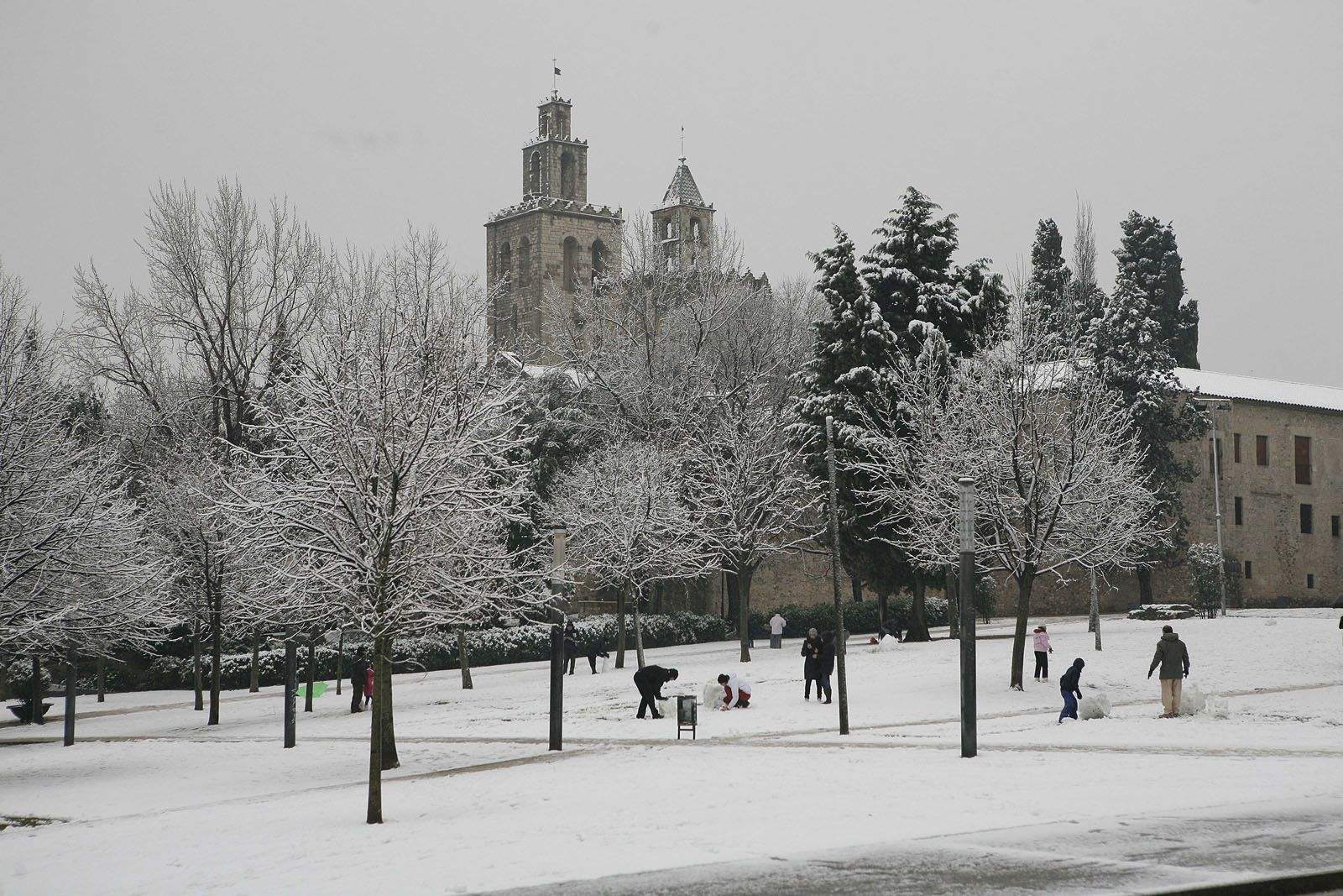 Neu al Monestir. FOTO: Artur Ribera.