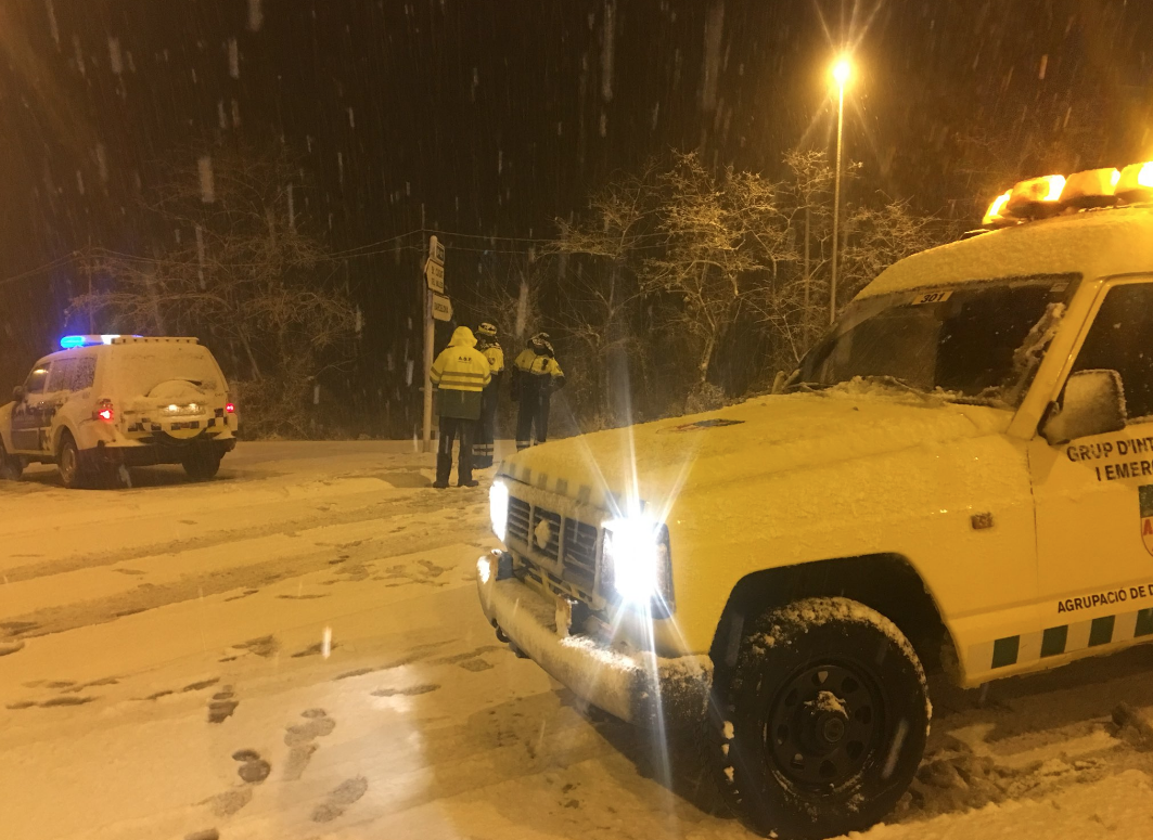 L'Ajuntament ha mobilitzat equips de protecció civil FOTO: ADF Sant Cugat