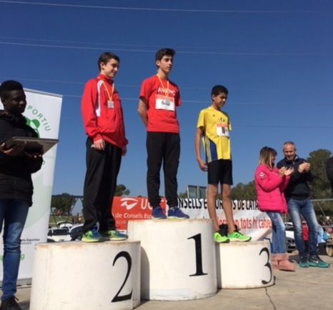 Miquel Prenafeta Ribas (escola Avenç), primer en categoria infantil masculí. FOTO: Cedida