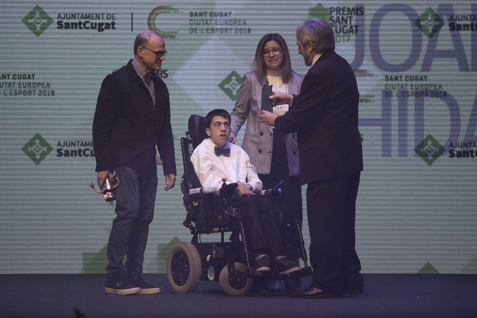 Joan Hidalgo en els Premis Sant Cugat 2017. FOTO: Artur Ribera