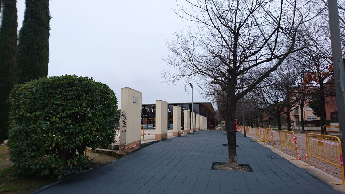 Obres al passeig Gaudí de Sant Cugat FOTO: Ajuntament de Sant Cugat