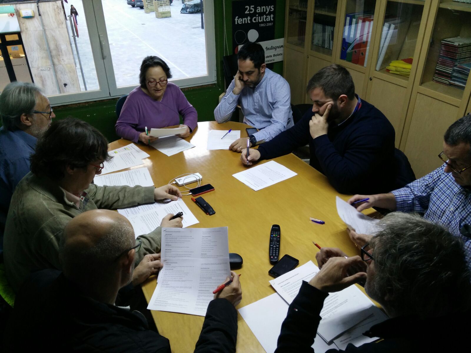 Reunió del jurat. FOTO: Cugat.cat