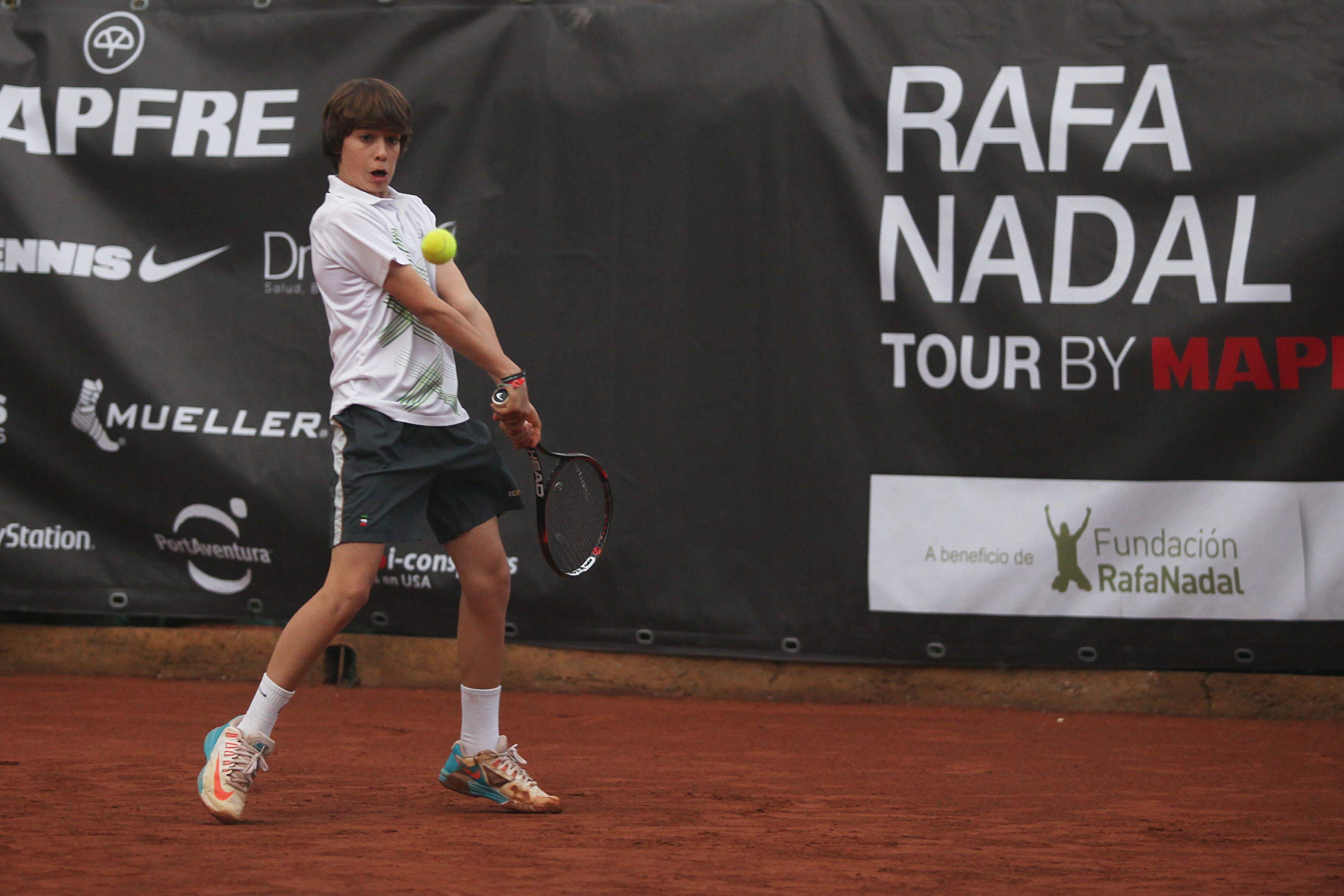 Imatge del 2016 de la prova del circuit Rafa Nadal Tour By Mapre al Club Esportiu Valldoreix. FOTO: Lali Puig