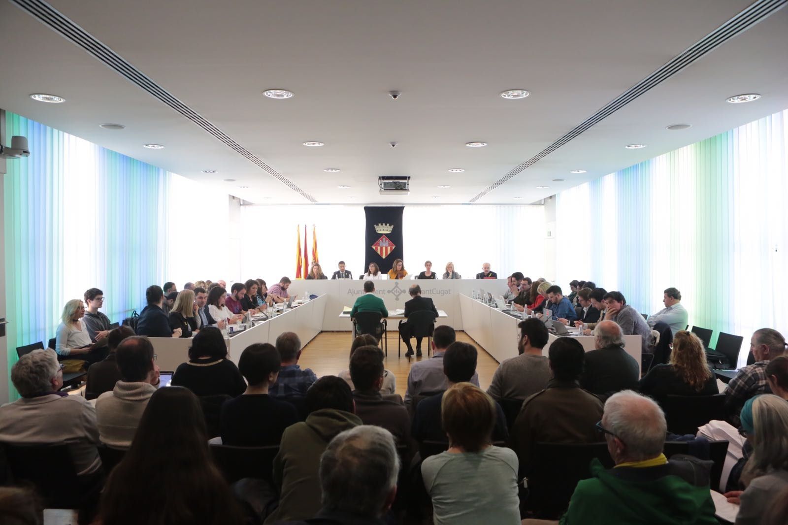 El ple municipal del mes de març s'ha celebrat aquest dilluns, dia 19. FOTO: Artur Ribera