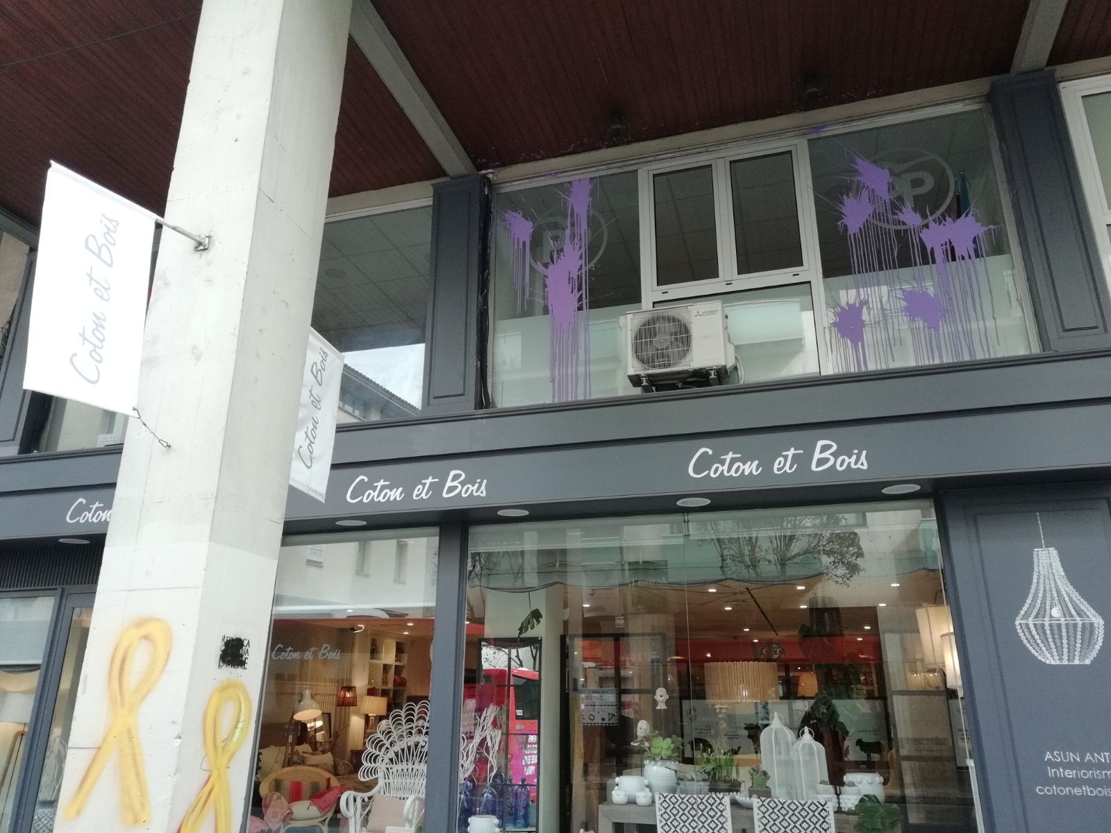 Aixi ha quedat la seu del PP FOTO: Tot Sant Cugat 