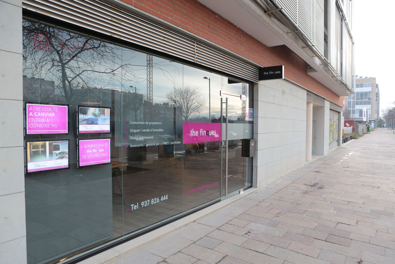 L'administració The Finques està al carrer de Benet Cortada, a Volpelleres FOTO: Artur Ribera
