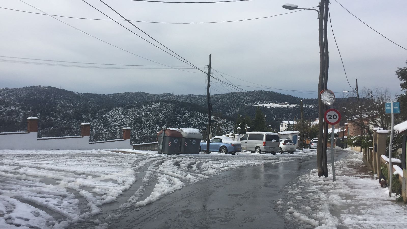 Una nevada a La Floresta FOTO: Cedida.