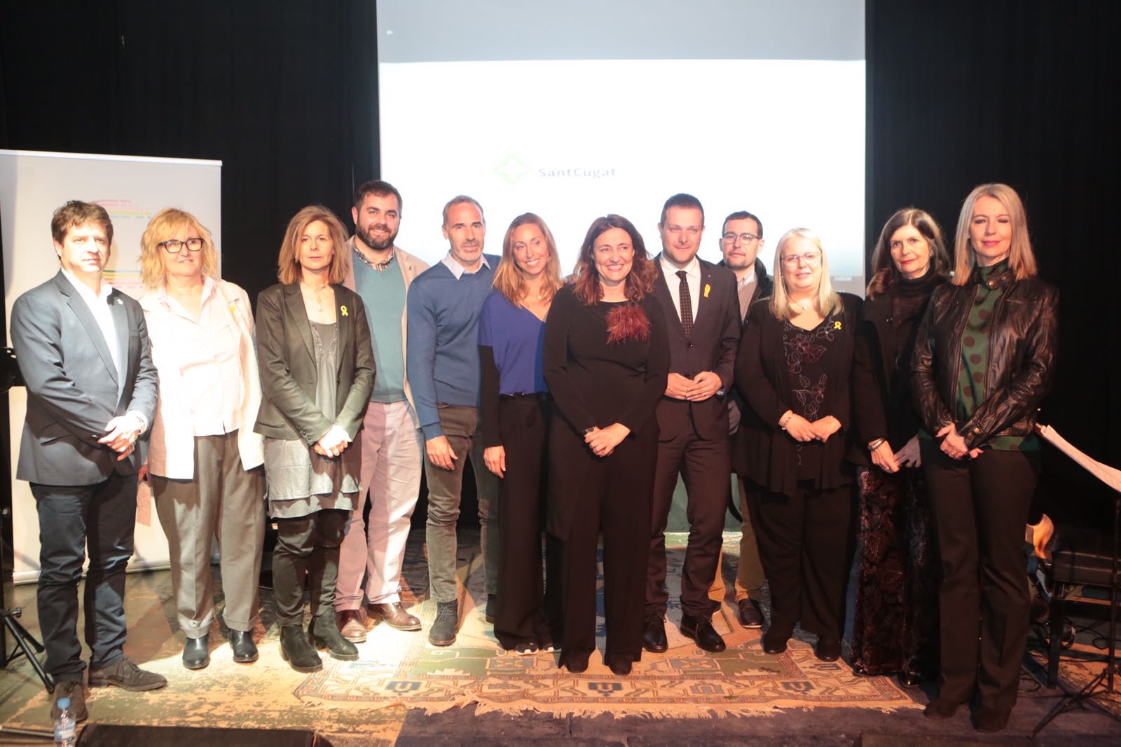 Moltes personalitats a la presentació de Sant Cugat Ciutat Europea de l'Esport. FOTO: Artur Ribera