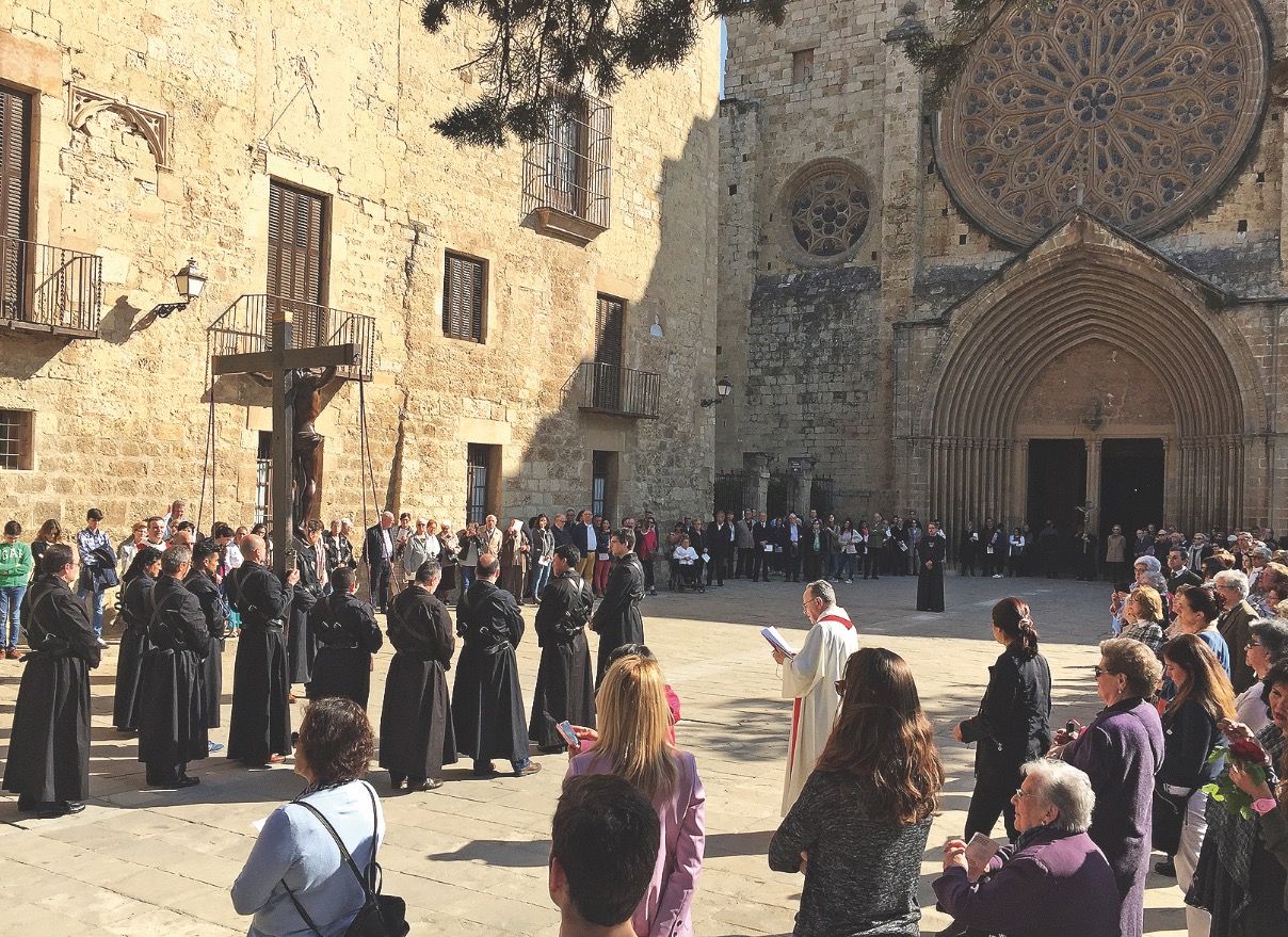 El Via Crucis se celebra Divendres Sant. FOTO: C. Caballé