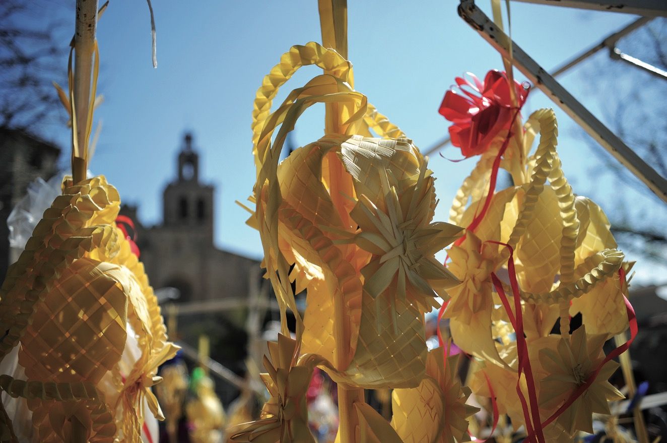 Les palmes i palmons són autèntiques peces d'artesania. FOTO: Amanda Bernal