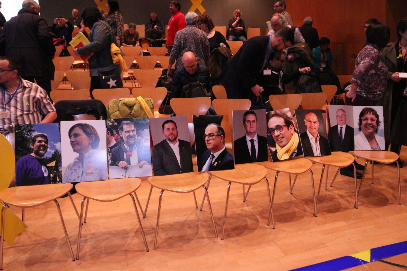 Cadires reservades FOTO: Lali Álvarez 