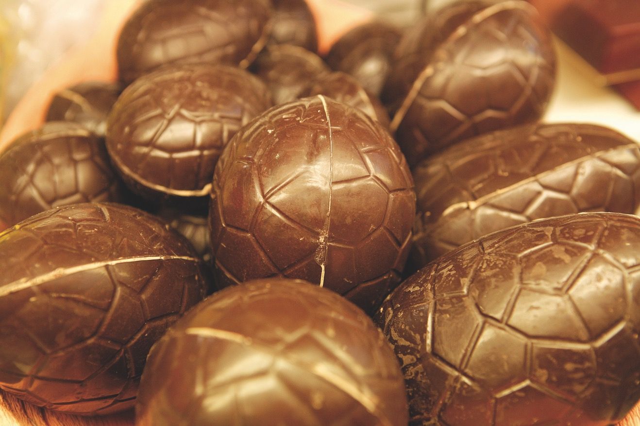 Ous de xocolata per celebrar Pasqua. FOTO: Cedida
