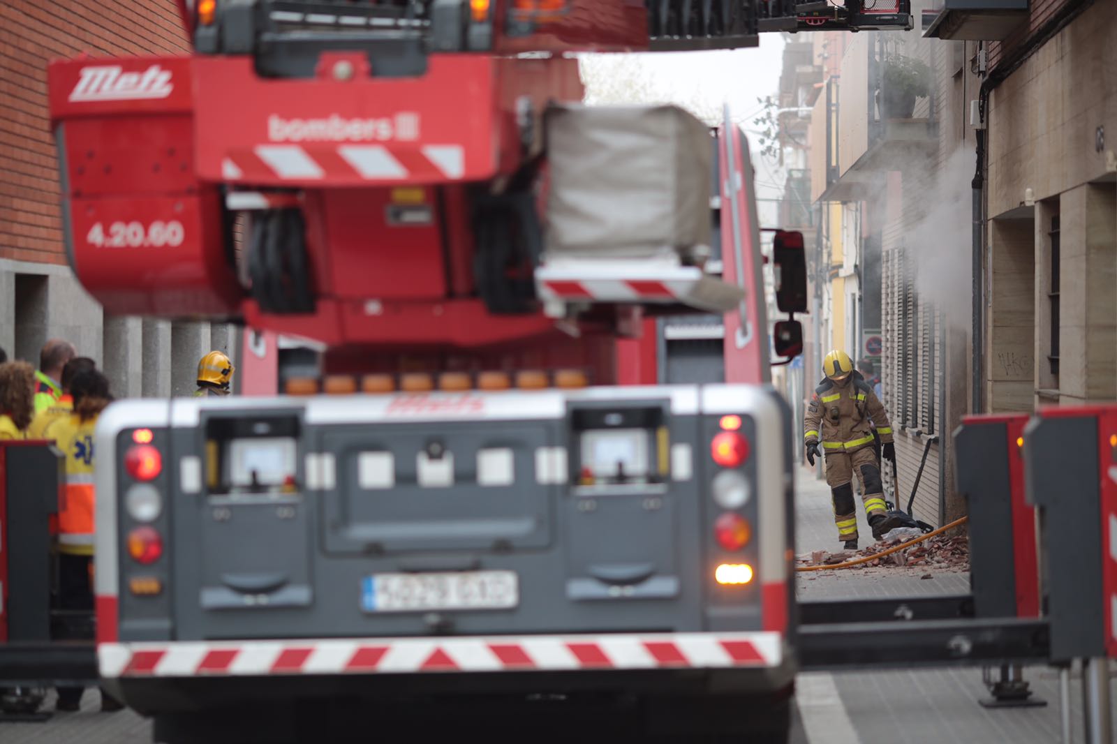Els Bombers han rebut l'avís a les 8:40 FOTO: Artur Ribera