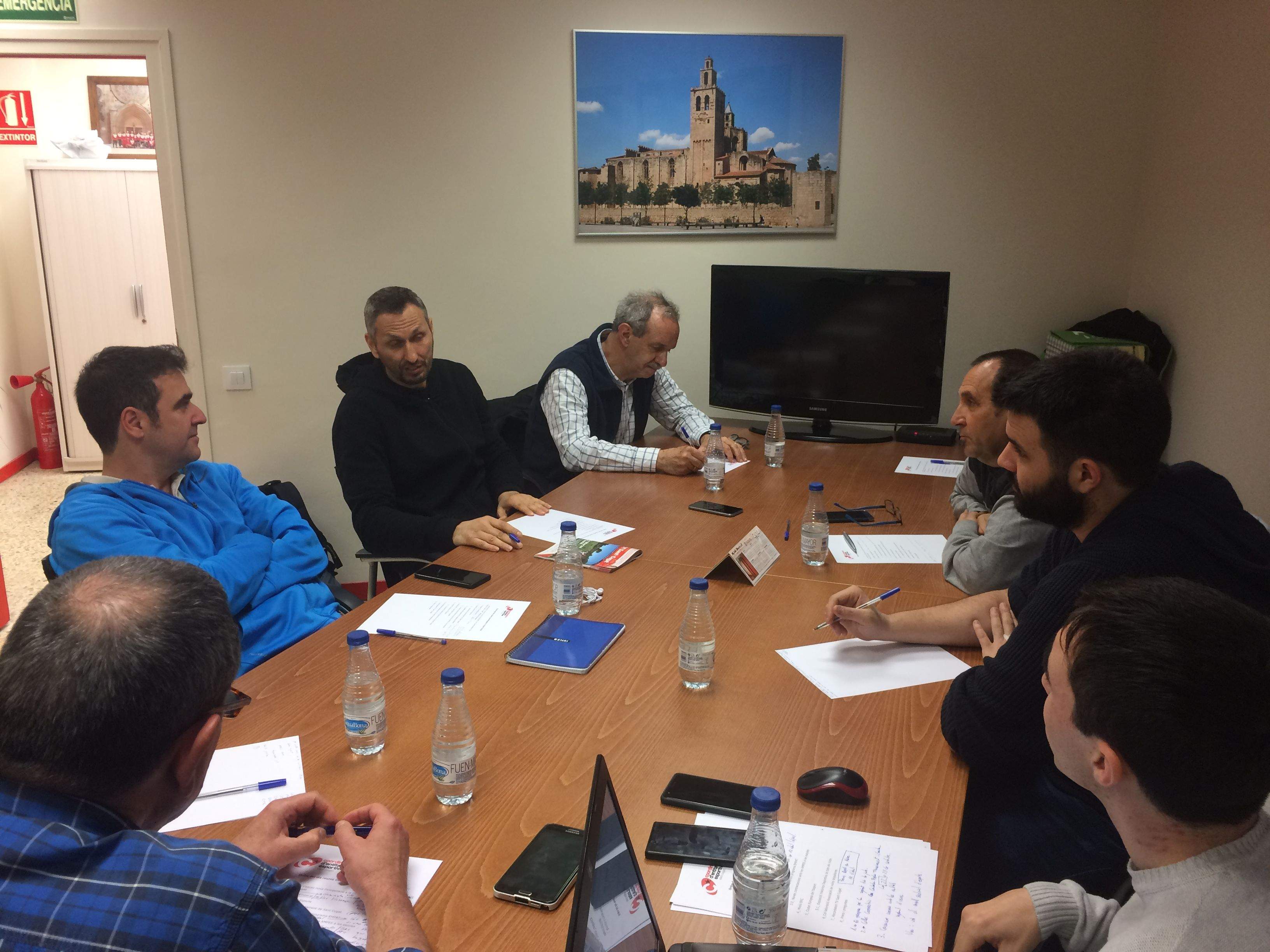 En la reunió de la Coordinadora hi han participat sis clubs. FOTO: Àlex López Puig