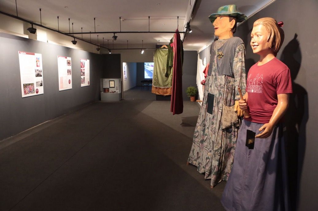 L'exposició gegantera es pot visitar a la Casa de Cultura. FOTO: Artur Ribera