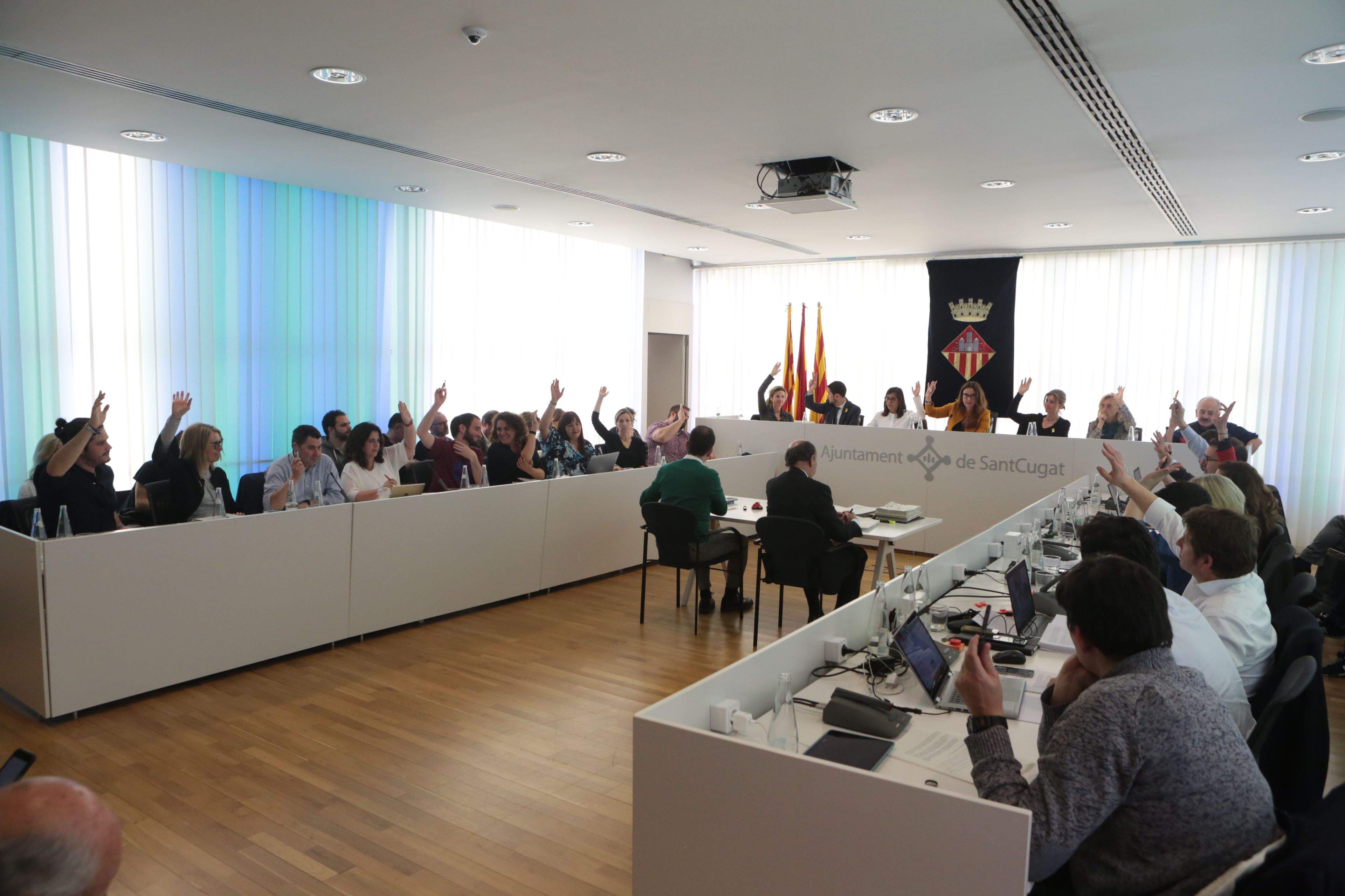 25 regidors conformen el Ple FOTO: Artur Ribera