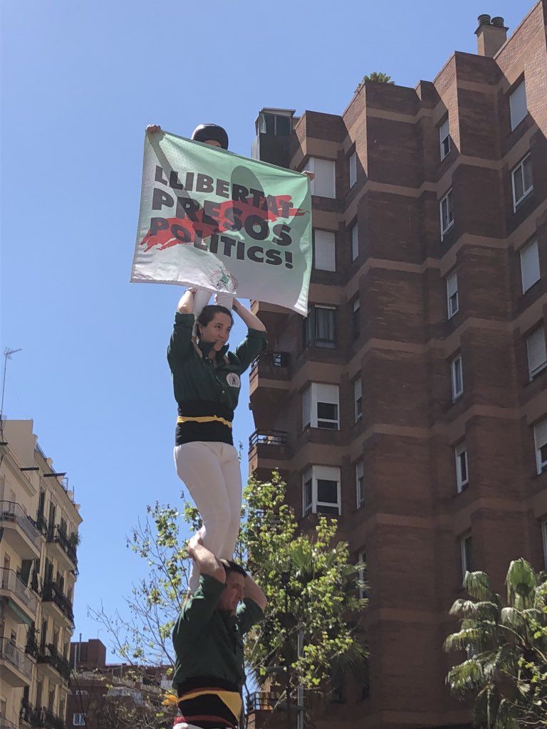 Els Gausacs a la manifestació FOTO: Cedida 