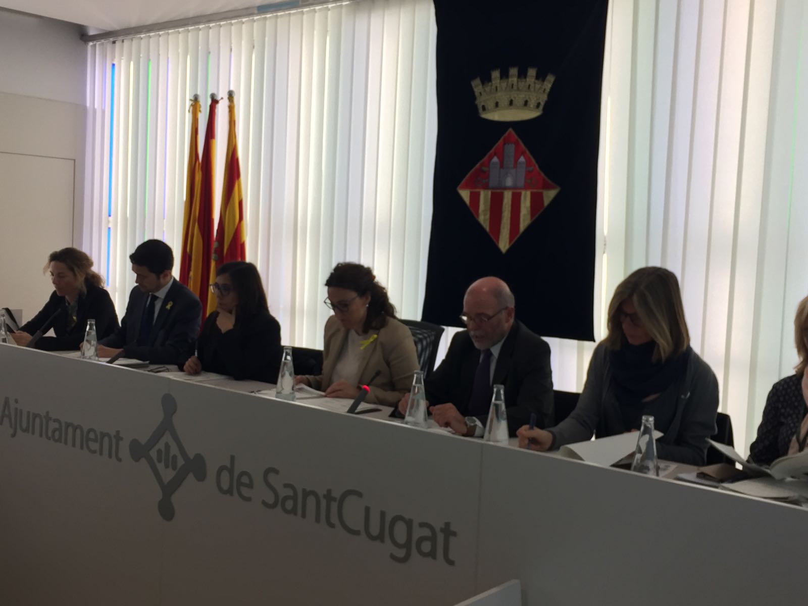 Ramon Palacios ha presentat la memòria en un ple extraordinari aquest dilluns, 16 d'abril FOTO: À.G