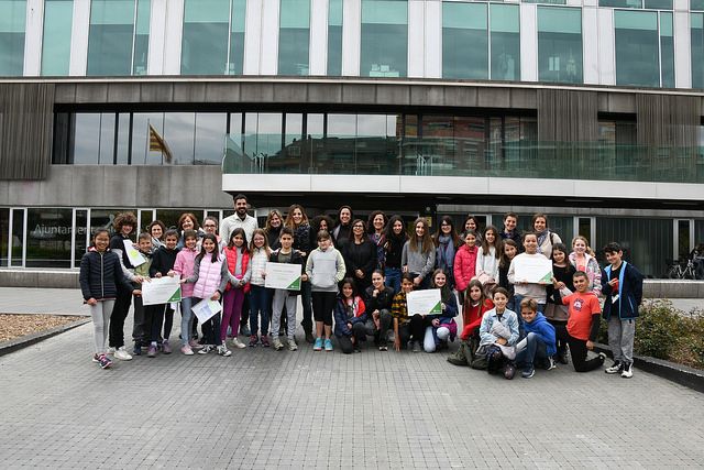 Entrega de diplomes de la Marató d'Estalvi Energètic. FOTO: Ajuntament de Sant Cugat.