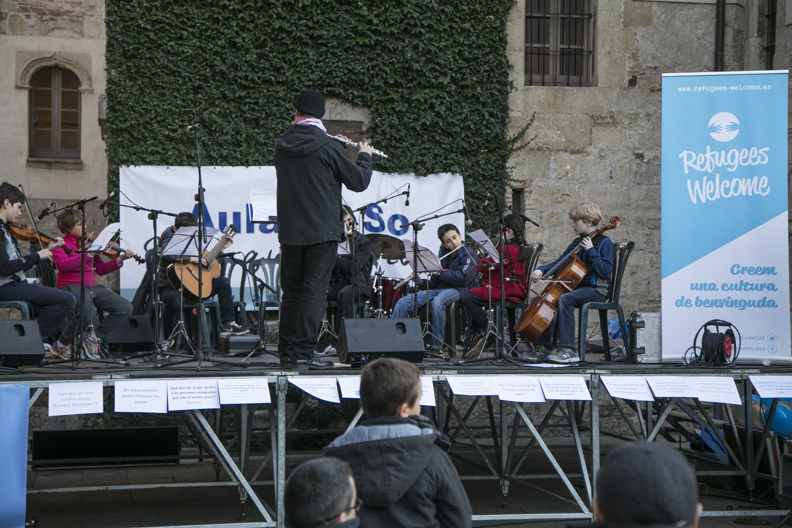 L'Aula de So va oferir un concert en benefici de la Fundació Vicente Ferrer FOTO: Lali Puig