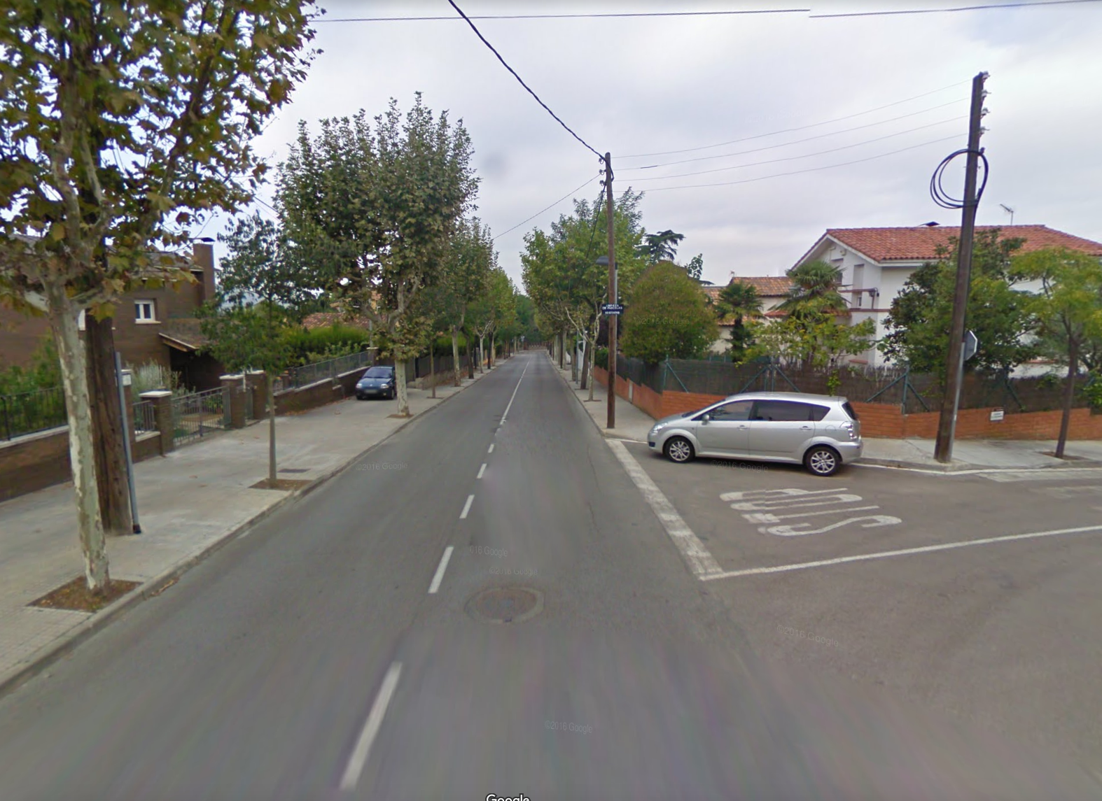 El passeig de Rubí de Valldoreix. FOTO: Google.