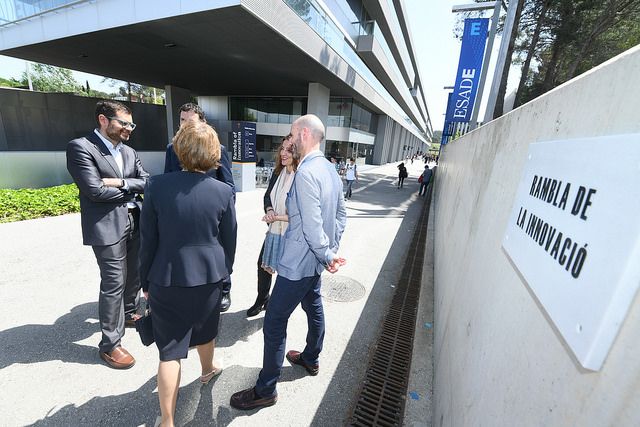 La Rambla de la Innovació, al campus d'Esade de Sant Cugat FOTO: Localpres