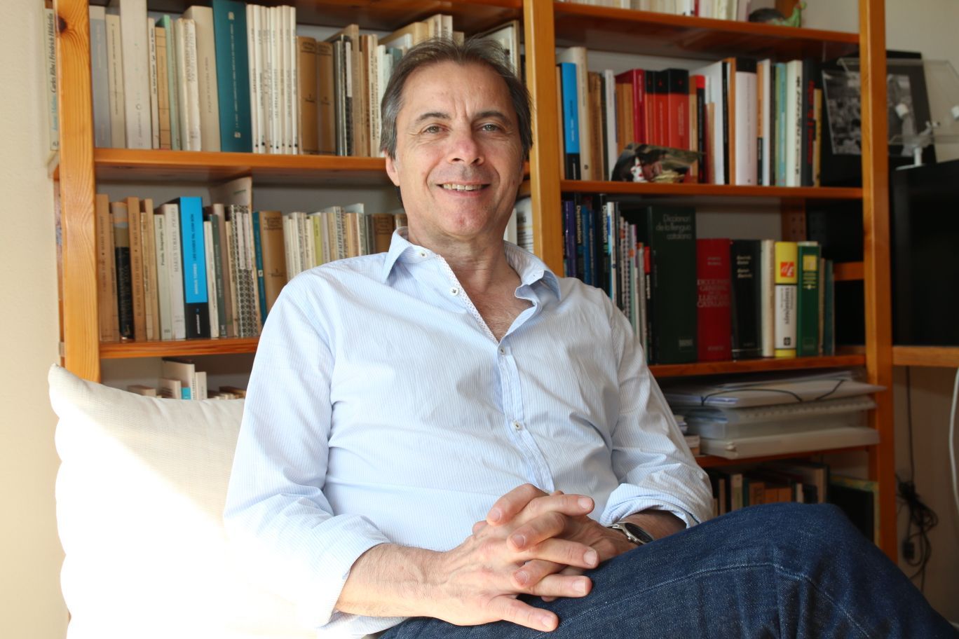 Josep Pujol, professor de Literatura Medieval a la UAB. FOTO: Lali Álvarez.