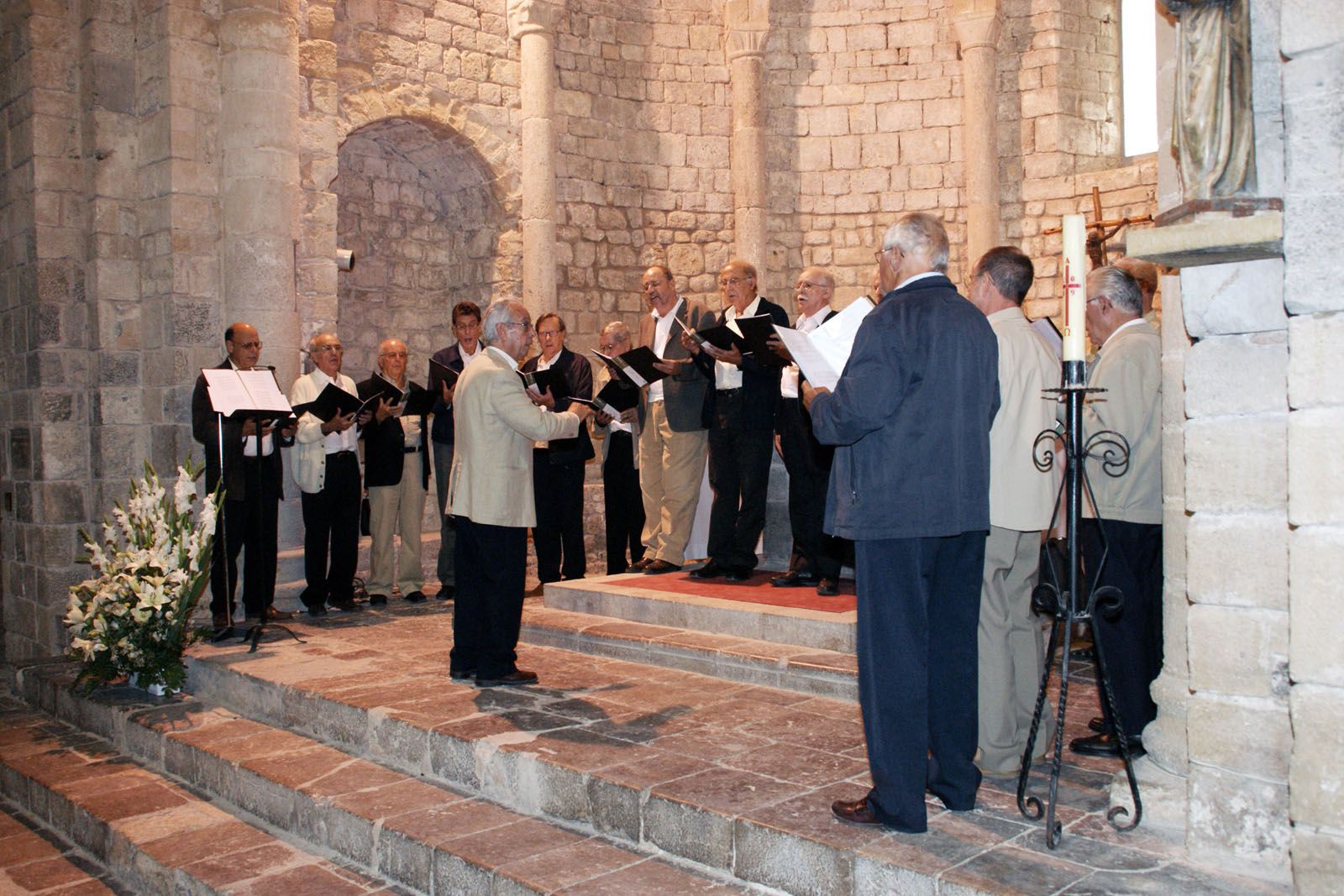 Grup de Cant Gregorià de l'Ateneu de Sant Just Desvern. FOTO: Cedida.