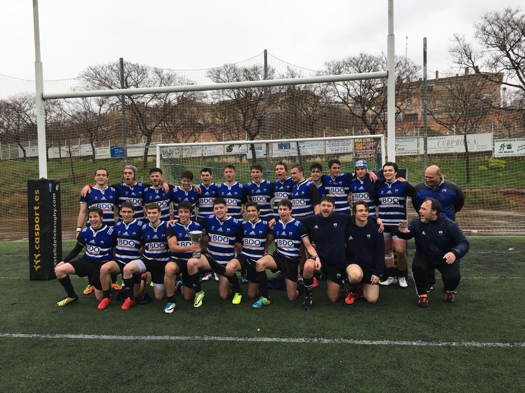 El Club de Rugby Sant Cugat acaba de guanyar el Campionat de Catalunya. FOTO: CRSC