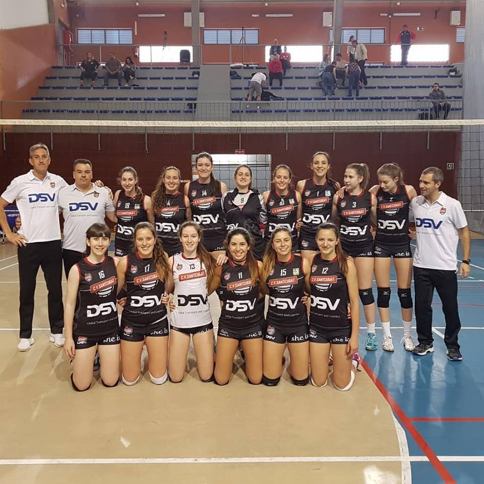 Juvenil A femení del Club Voleibol Sant Cugat FOTO: CVSC