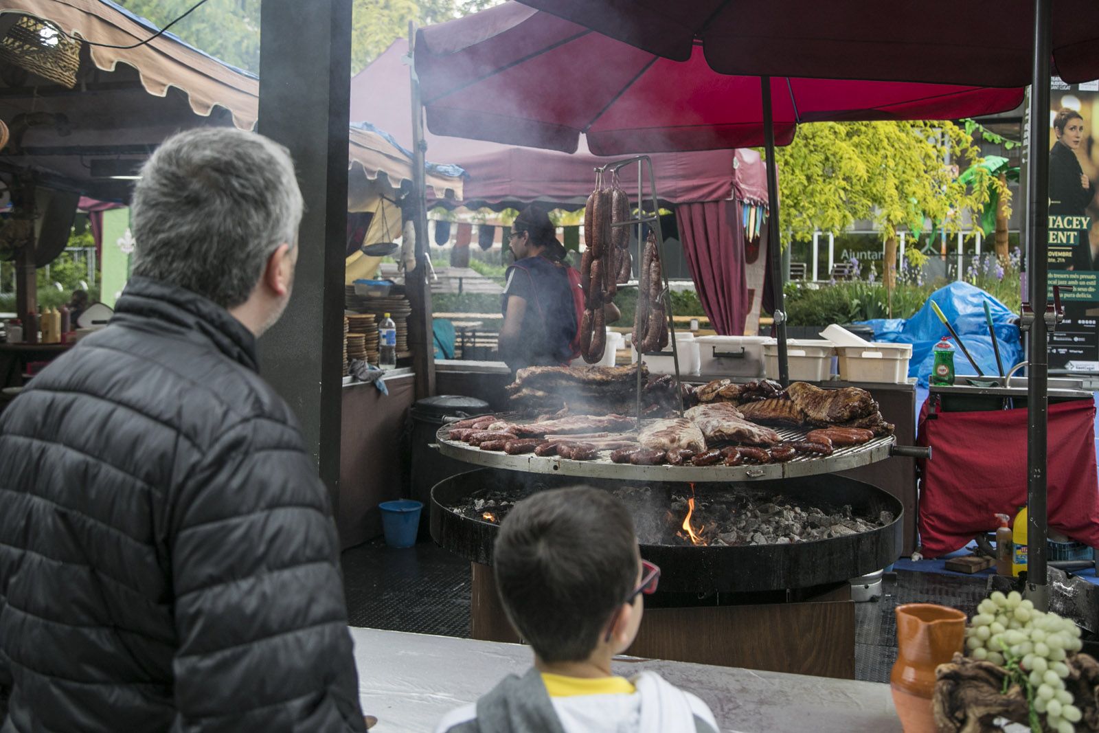 Mercat medieval a la Rambla del Celler. FOTO: Lali Puig