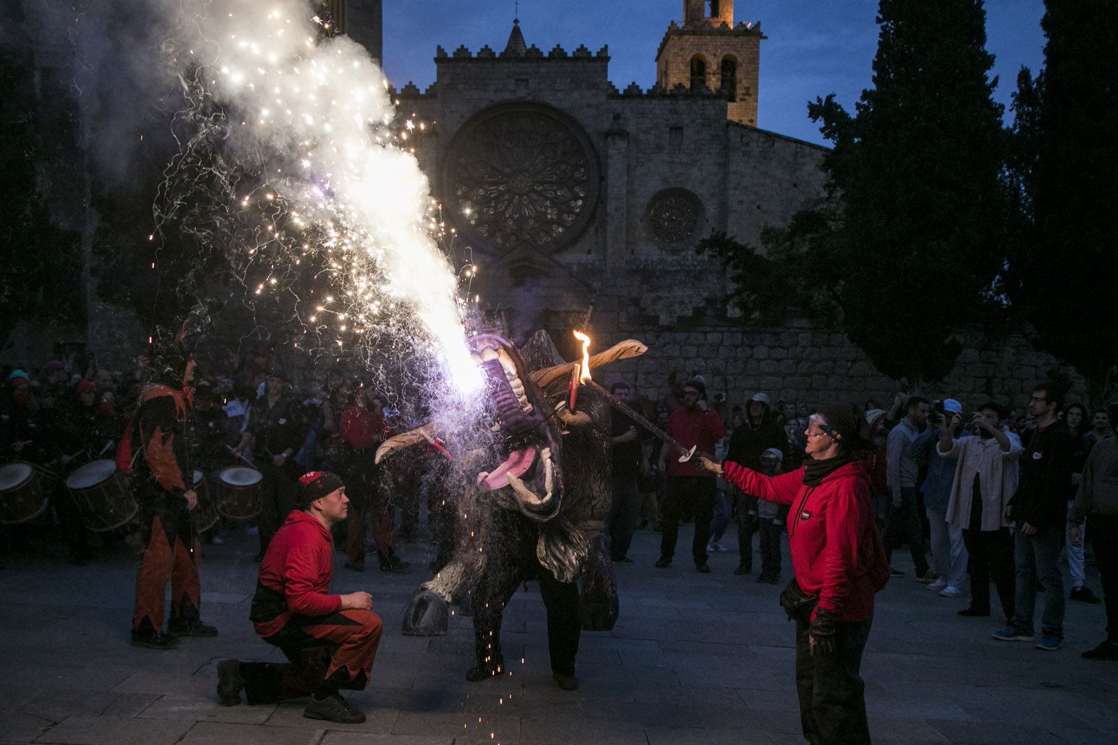 El correfoc de les Bèsties 2018. FOTO: Lali Puig